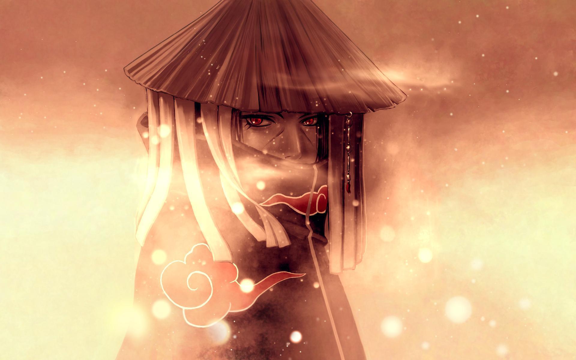 Uchiha Itachi Shinobi Solo Hat Akatsuki Lone wallpaper #