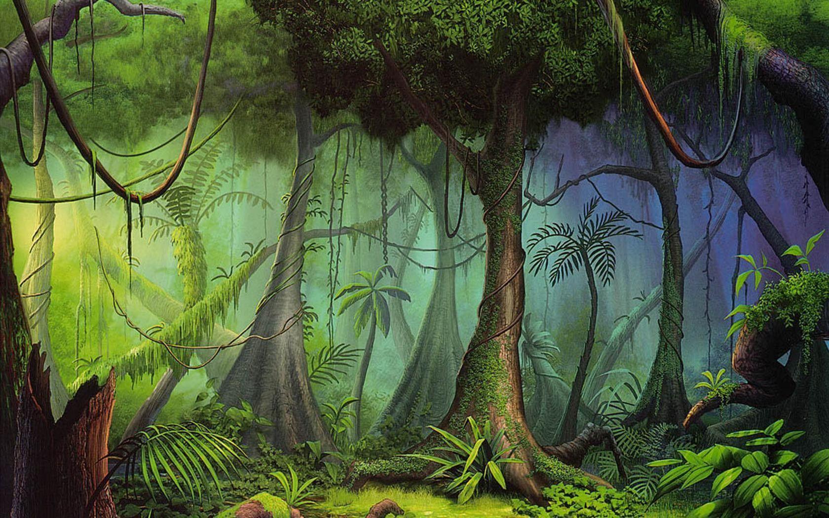 Fantasy Forest, Desktop and mobile wallpaper