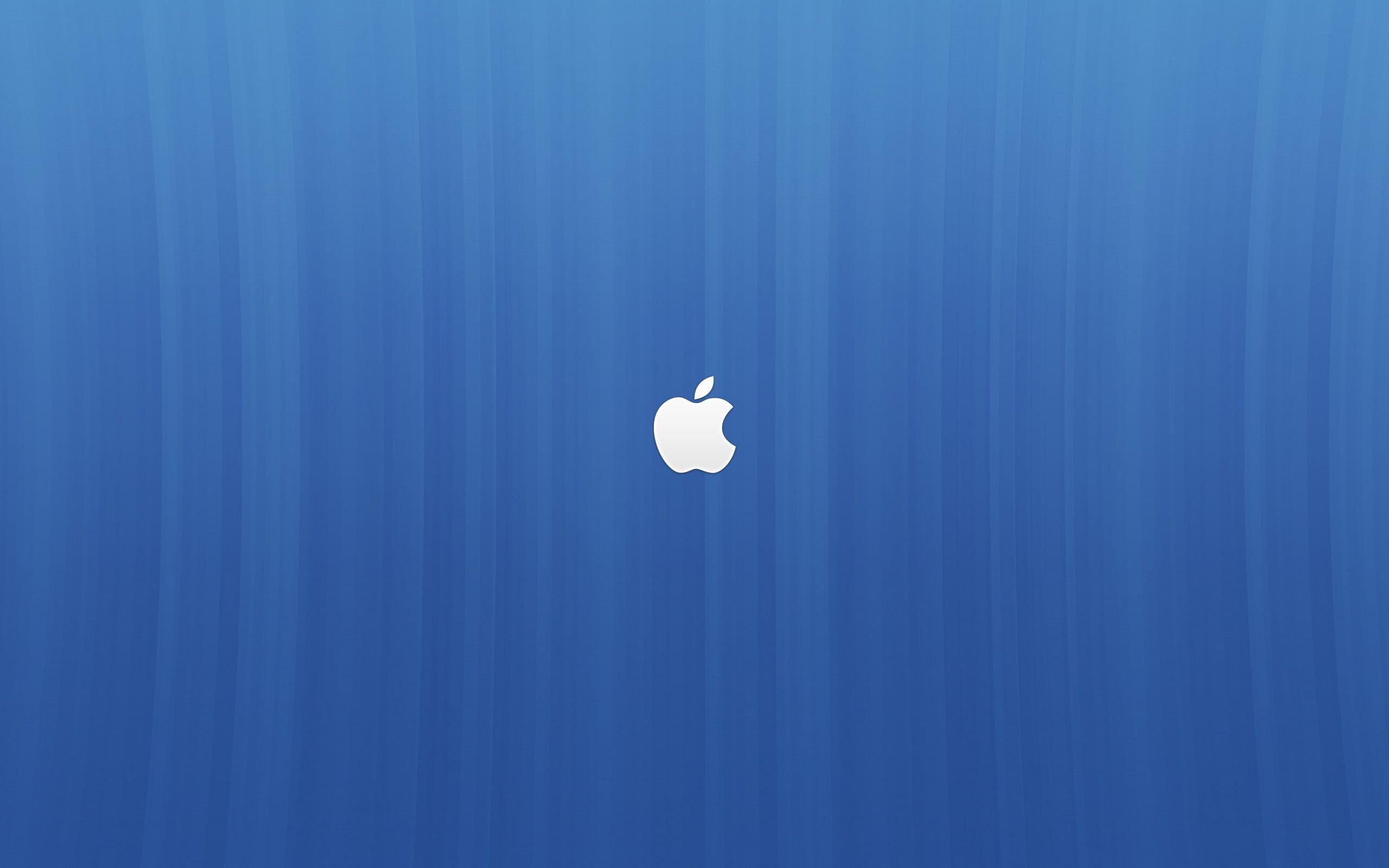 Download apple logo white blue grain mac 2560x1600 916936