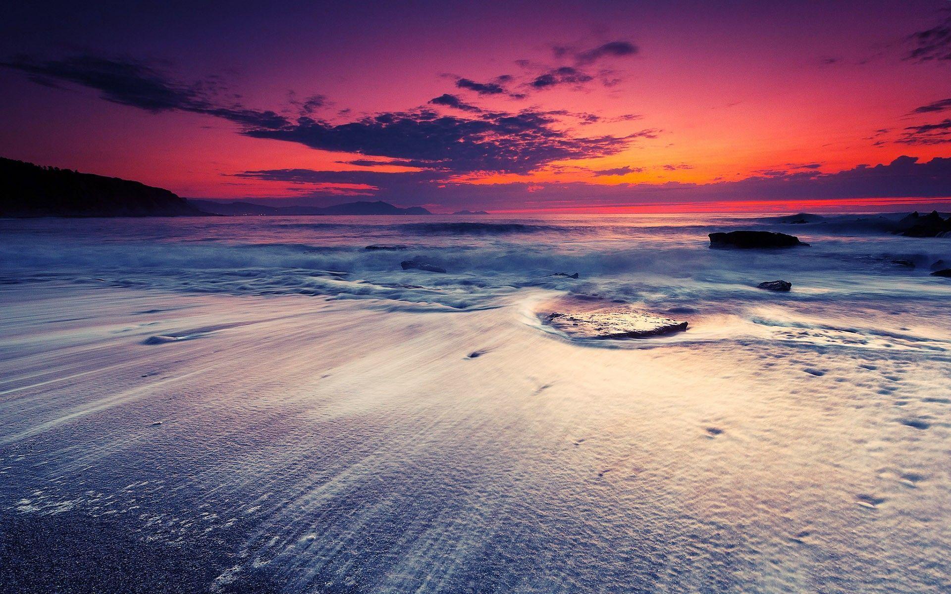 Beach Sunset Picture Desktop