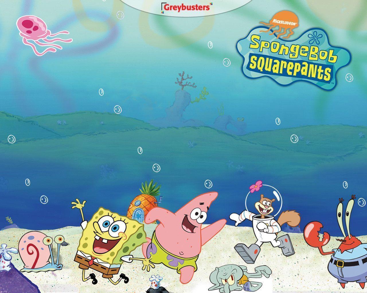 Spongebob Squarepants HD Background Wallpaper Wallpaper