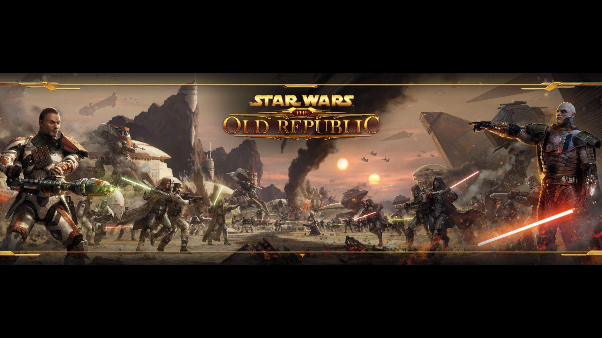 Star Wars: The Old Republic Wallpaper Dark And Light Side Battle