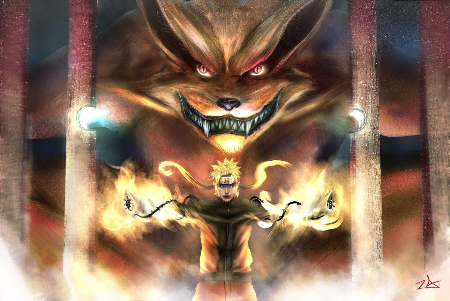 Cool 9 Tailed Beast Kurama Naruto 0081 HD Wallpaper