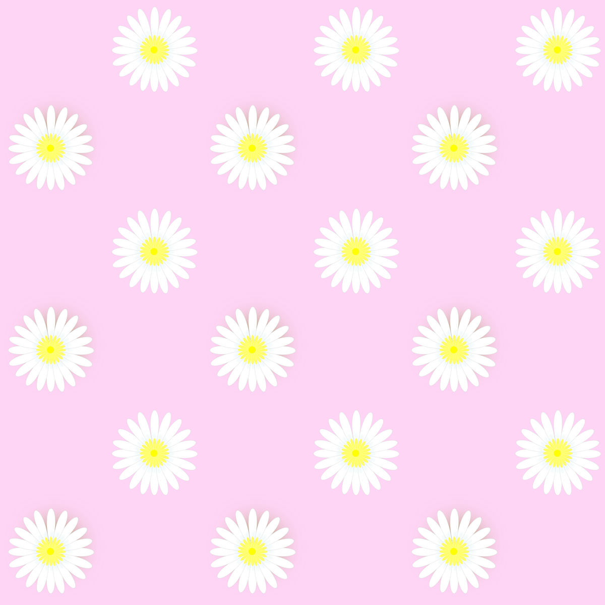 Free digital daisy flower scrapbooking papers