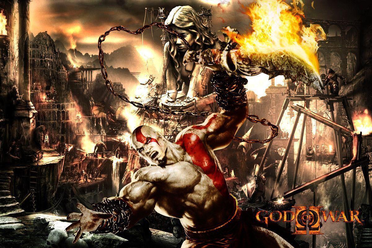 God Of War 3 Wallpaper 105263 HD Wallpaper: 1200x800