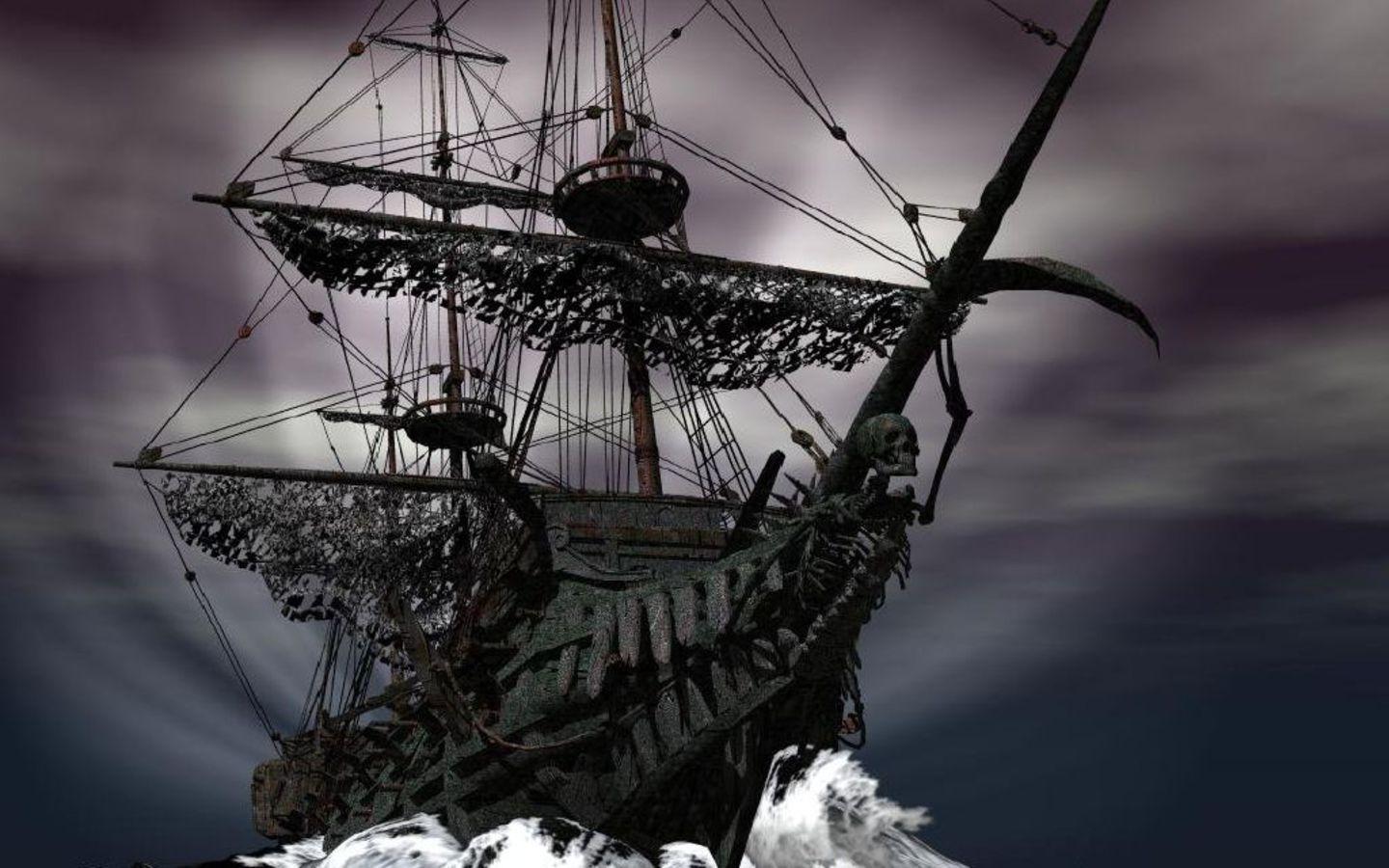 The Flying Dutchman Ship Wallpaper, iPhone Wallpaper, Facebook