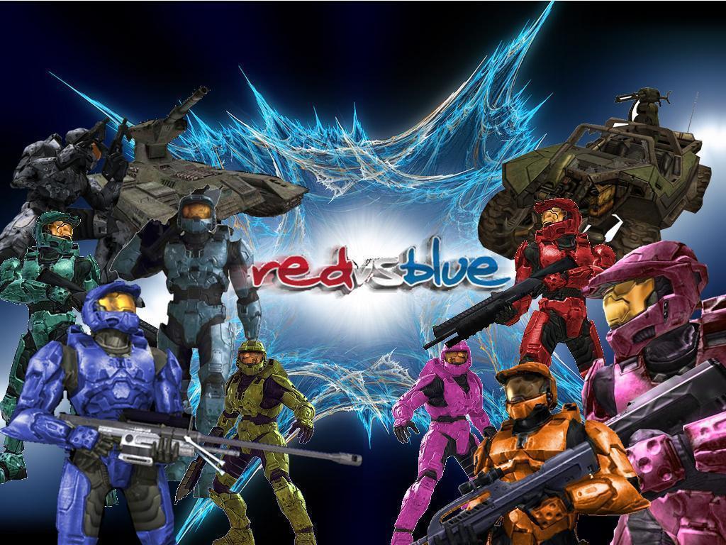 Red Vs Blue Wallpapers Wallpaper Cave