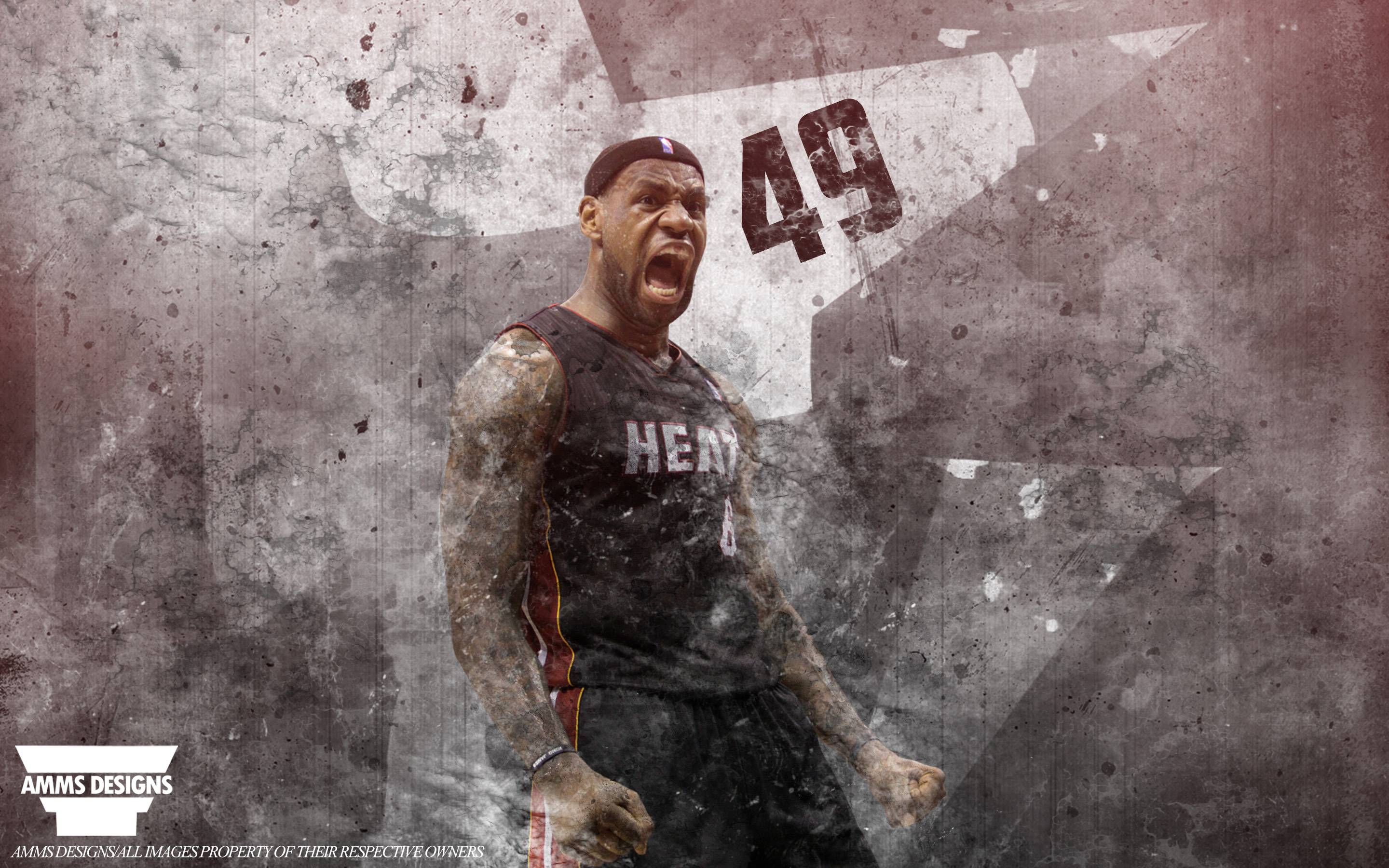 LeBron James 49 Points 2014 NBA Playoffs Wallpaper