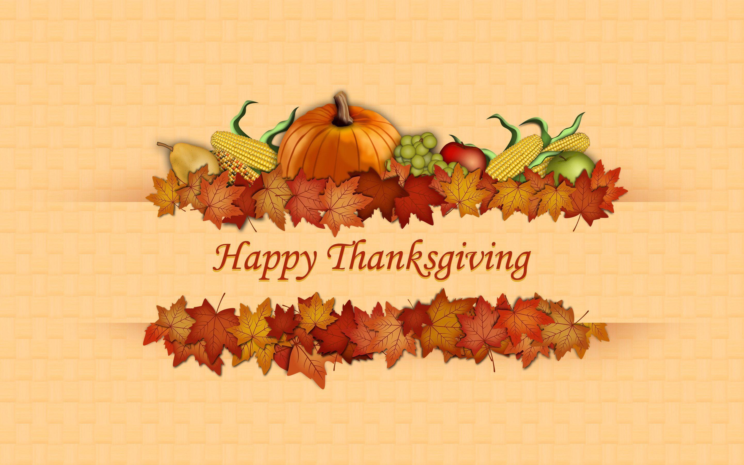 Happy Thanksgiving 2014 Wallpaper Wide or HD