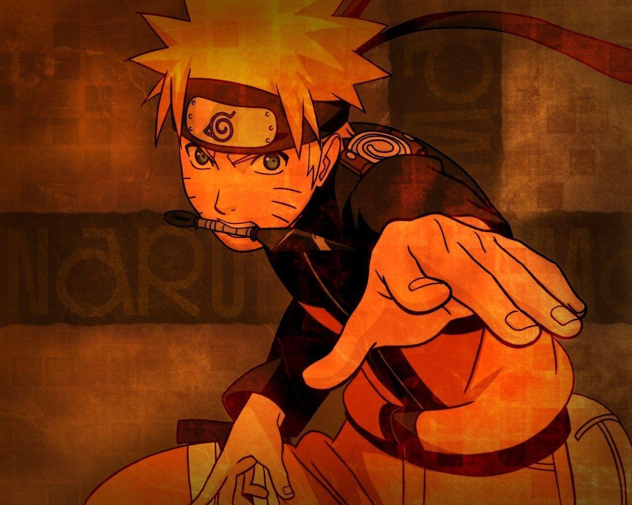 Orange Naruto Uzumaki Wallpaper