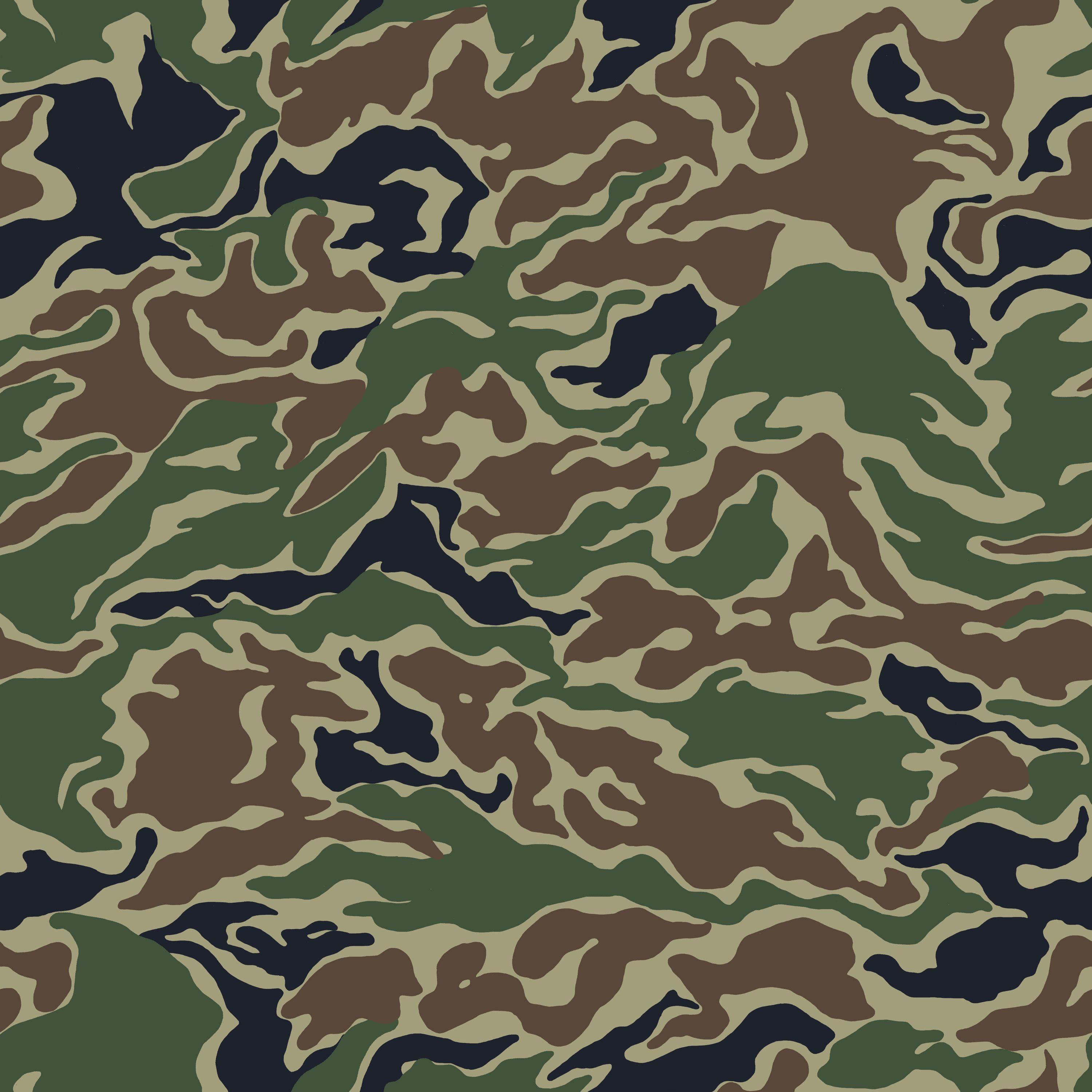 Woodland Camouflage Background T Shirts