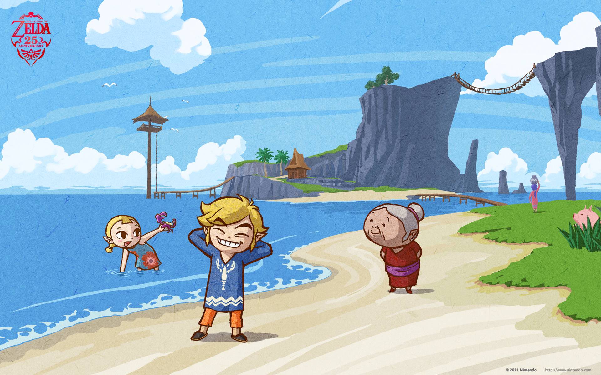 25th anniversary wallpaper Wind Waker Wallpaper 24925322