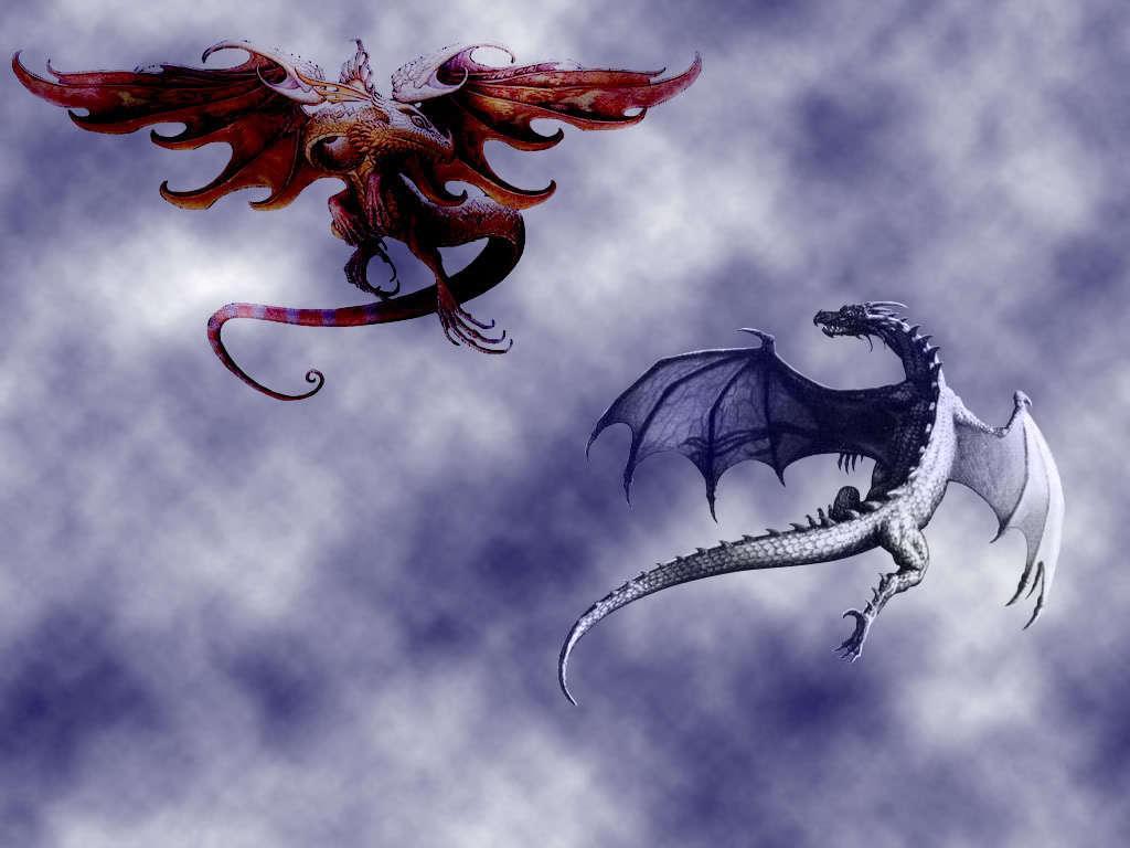 Fire and Ice Dragons and Ice Dragons Wallpaper 16701610