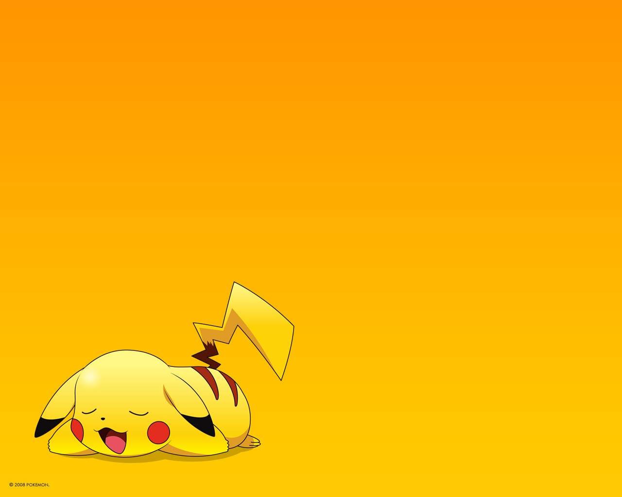 Download Pikachu Tired Pokemon Wallpaper 1280x1024. HD Wallpaper