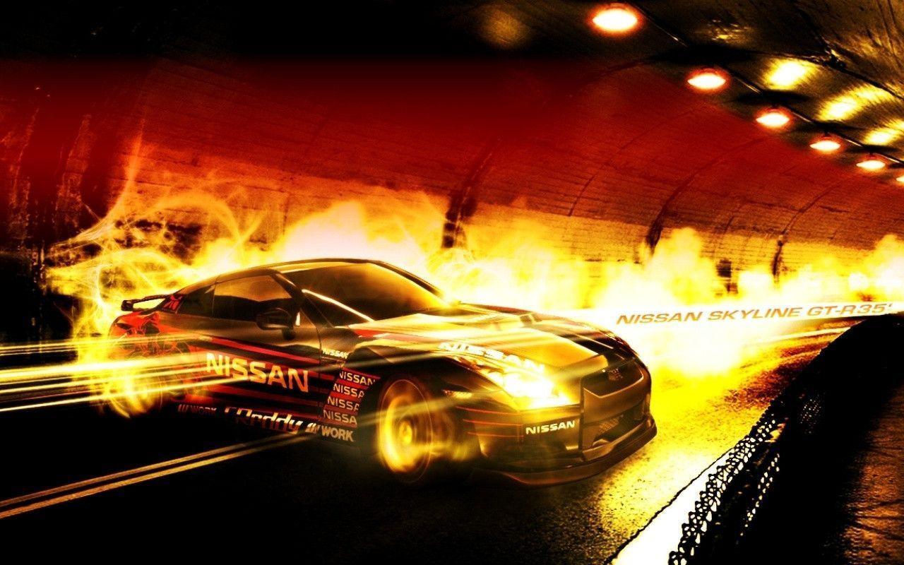 Need for speed wallpaper nissan skyline- at