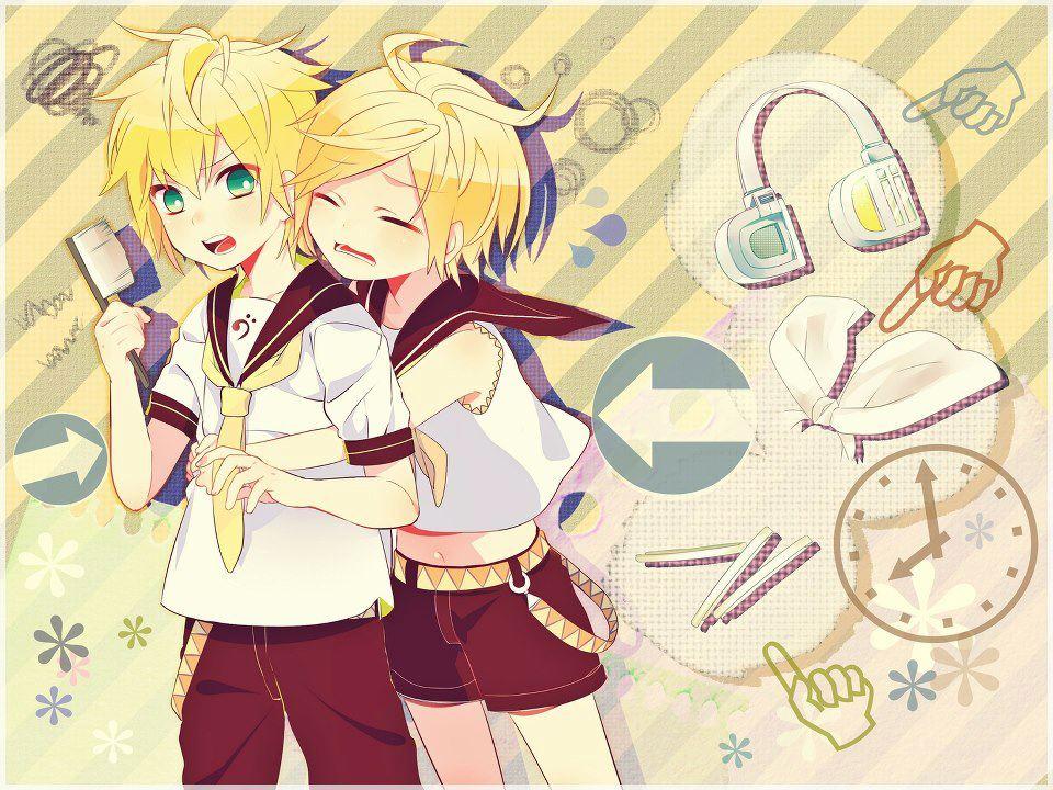 Rin & Len and Len Kagamine Wallpaper