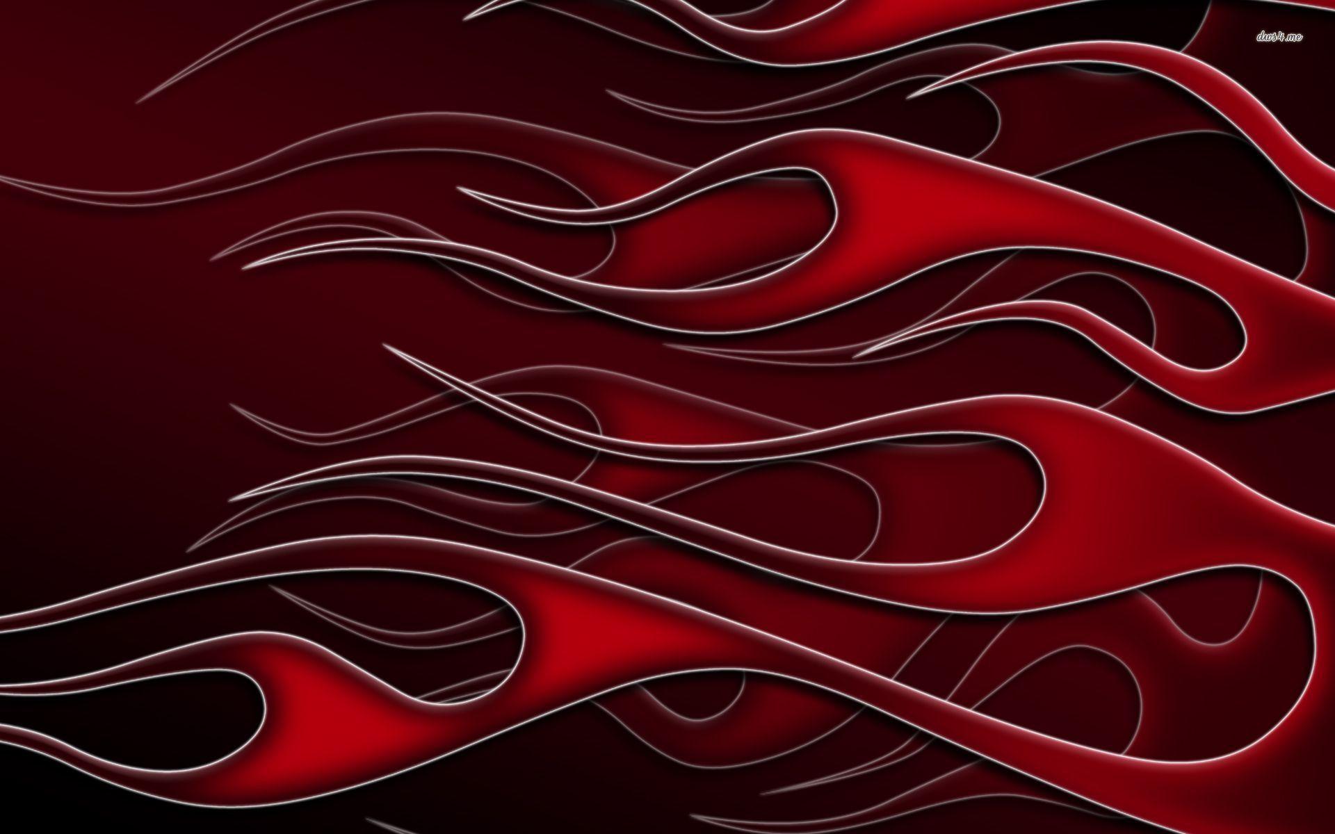 Wallpaper For > Red And Black Flames Wallpaper