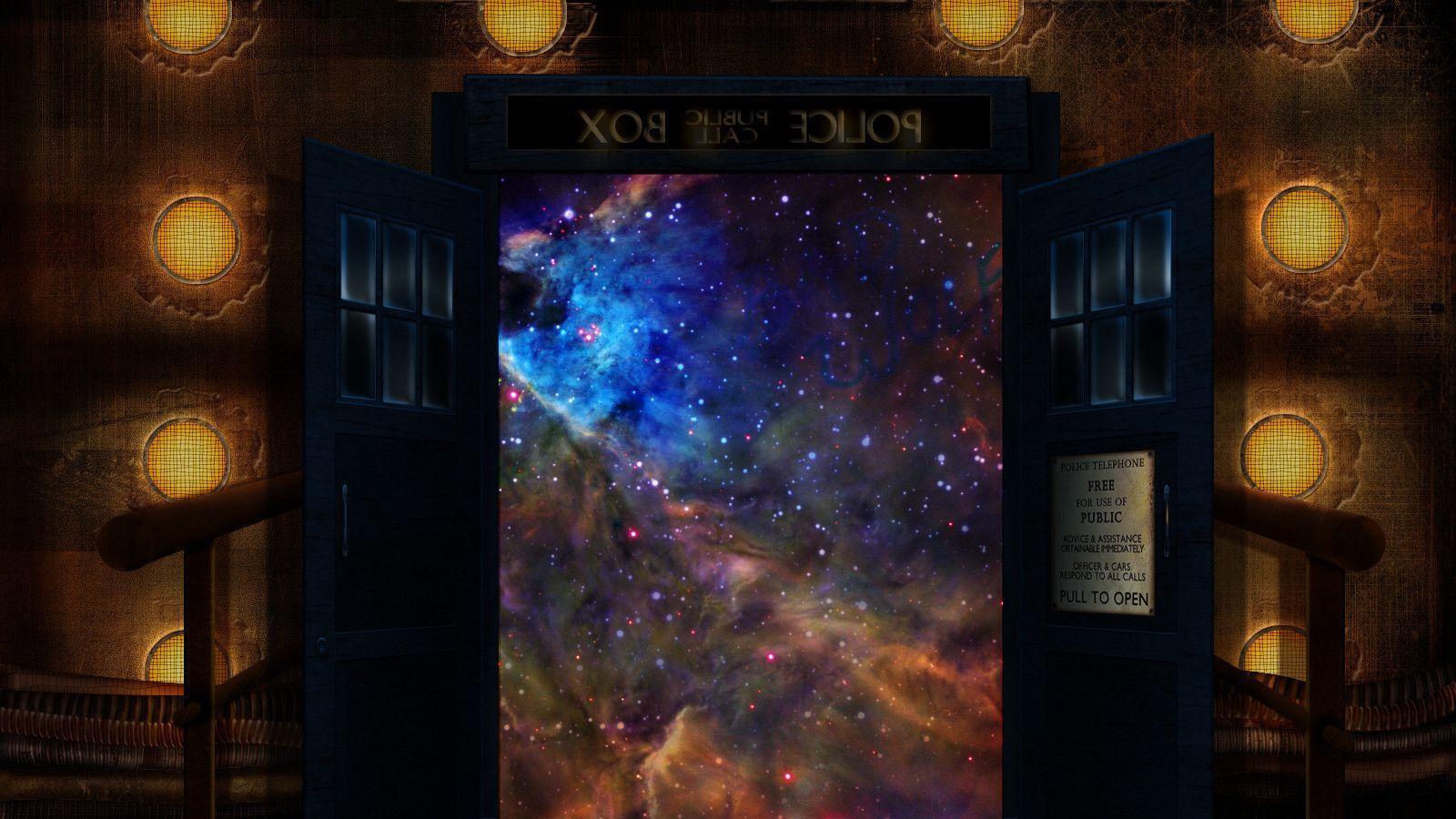 10th Doctor TARDIS Wallpaper