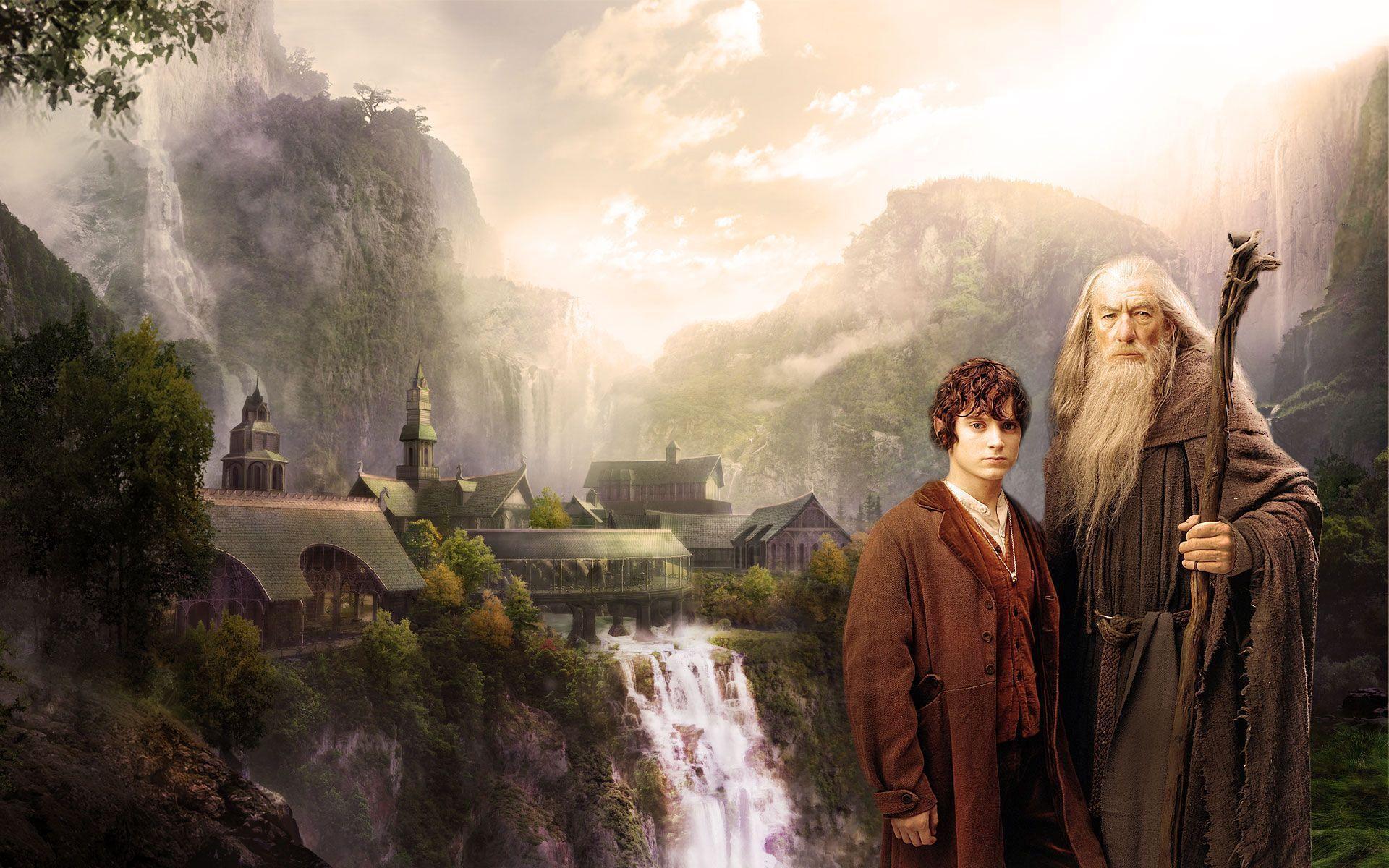 Free Wallpaper and Gandalf in Rivendell 1920x1200 wallpaper