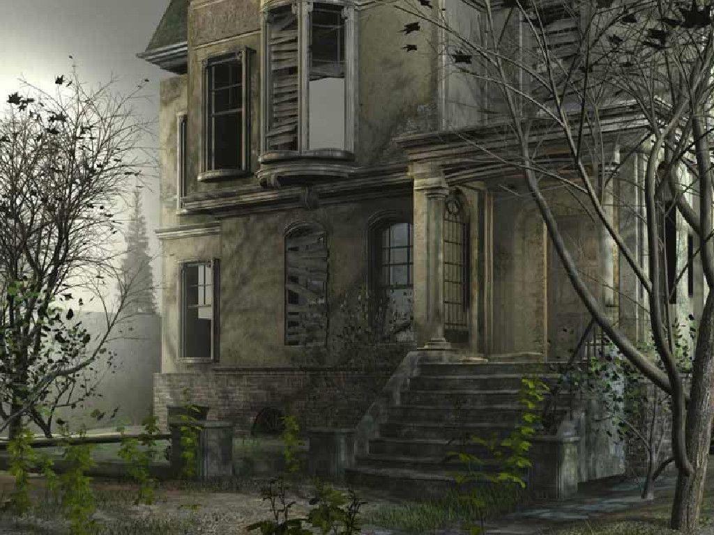 Wallpaper For > Haunted House Wallpaper