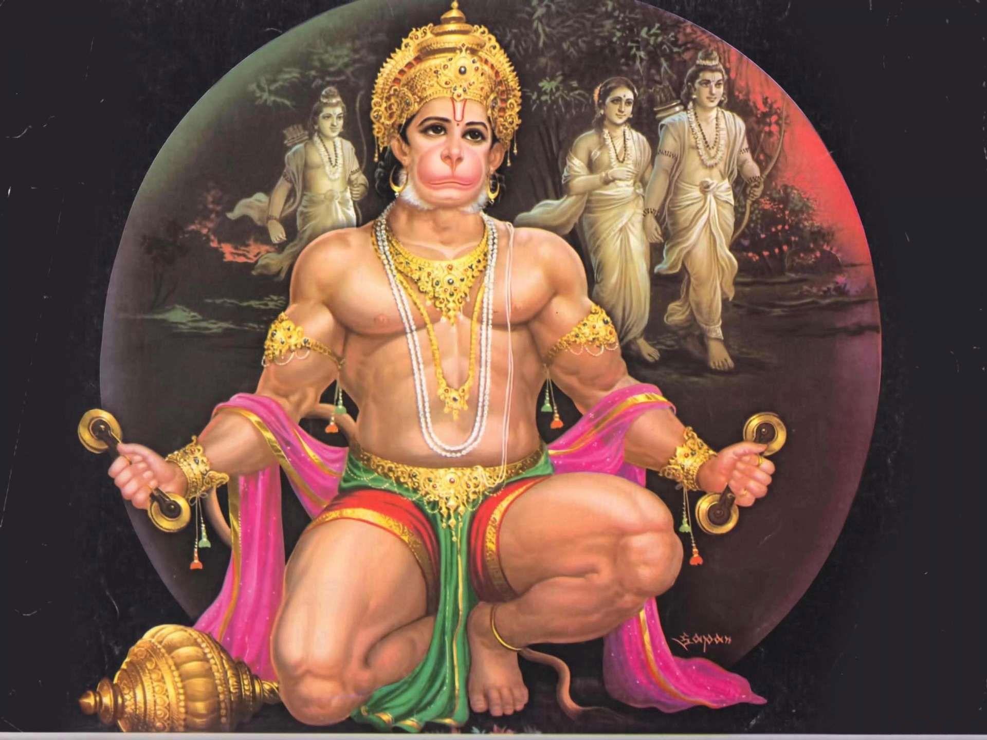 Free download desktop Lord Hanuman HD wallpaper, photo & image