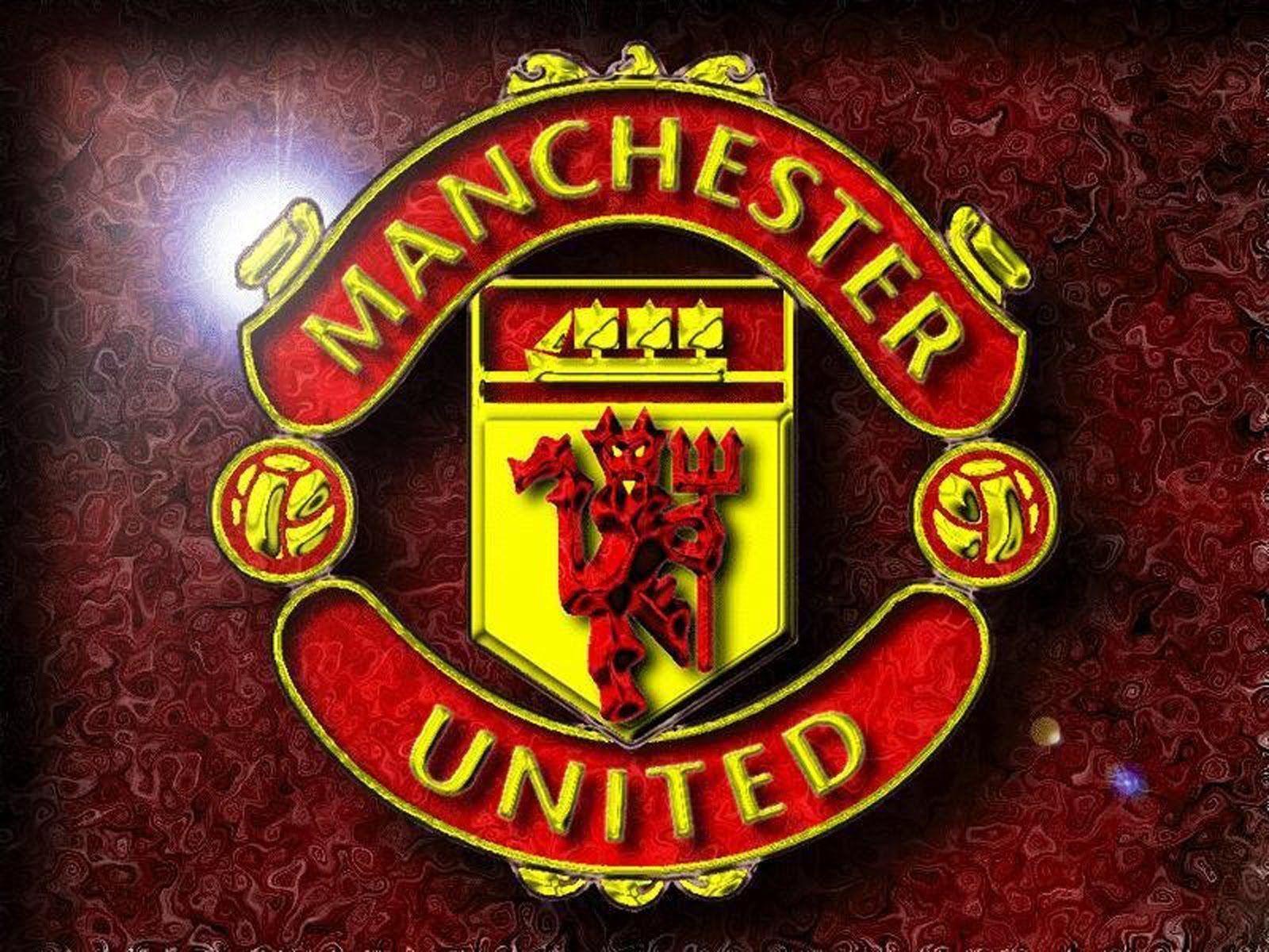 manchester united logo 3D / Wallpaper Sport 1003 high quality