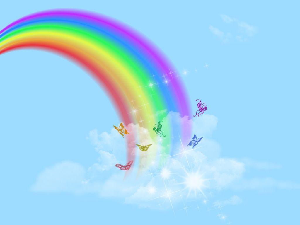 Rainbow Background stock 2