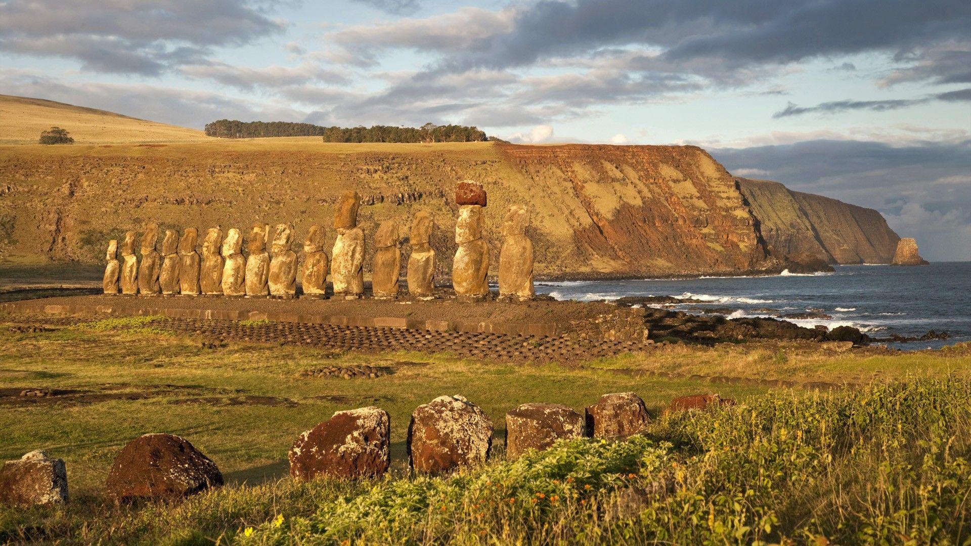 Easter Island, Chile, Polynesia, Island, Moai, Stones, Rapa Nui