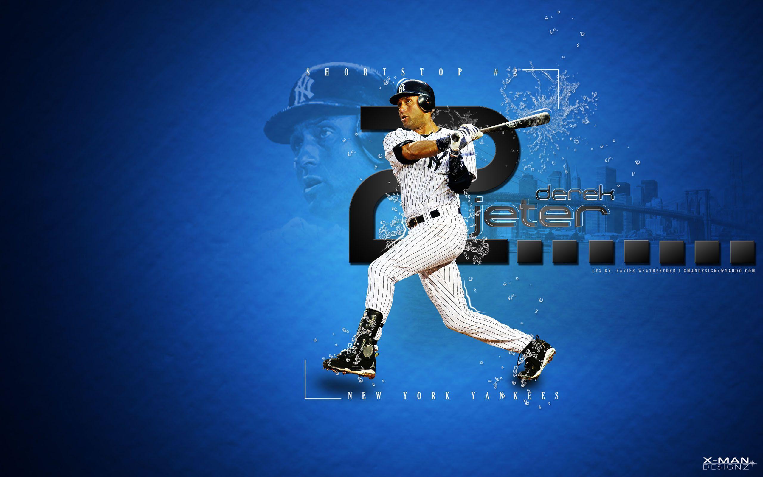 Derek Jeter New York Yankees 2560x1600 wallpaper