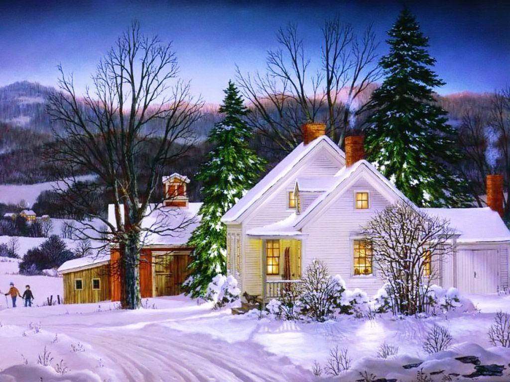 Desktop Background Wallpaper Pc Holiday New Year Snow 1024x768PX