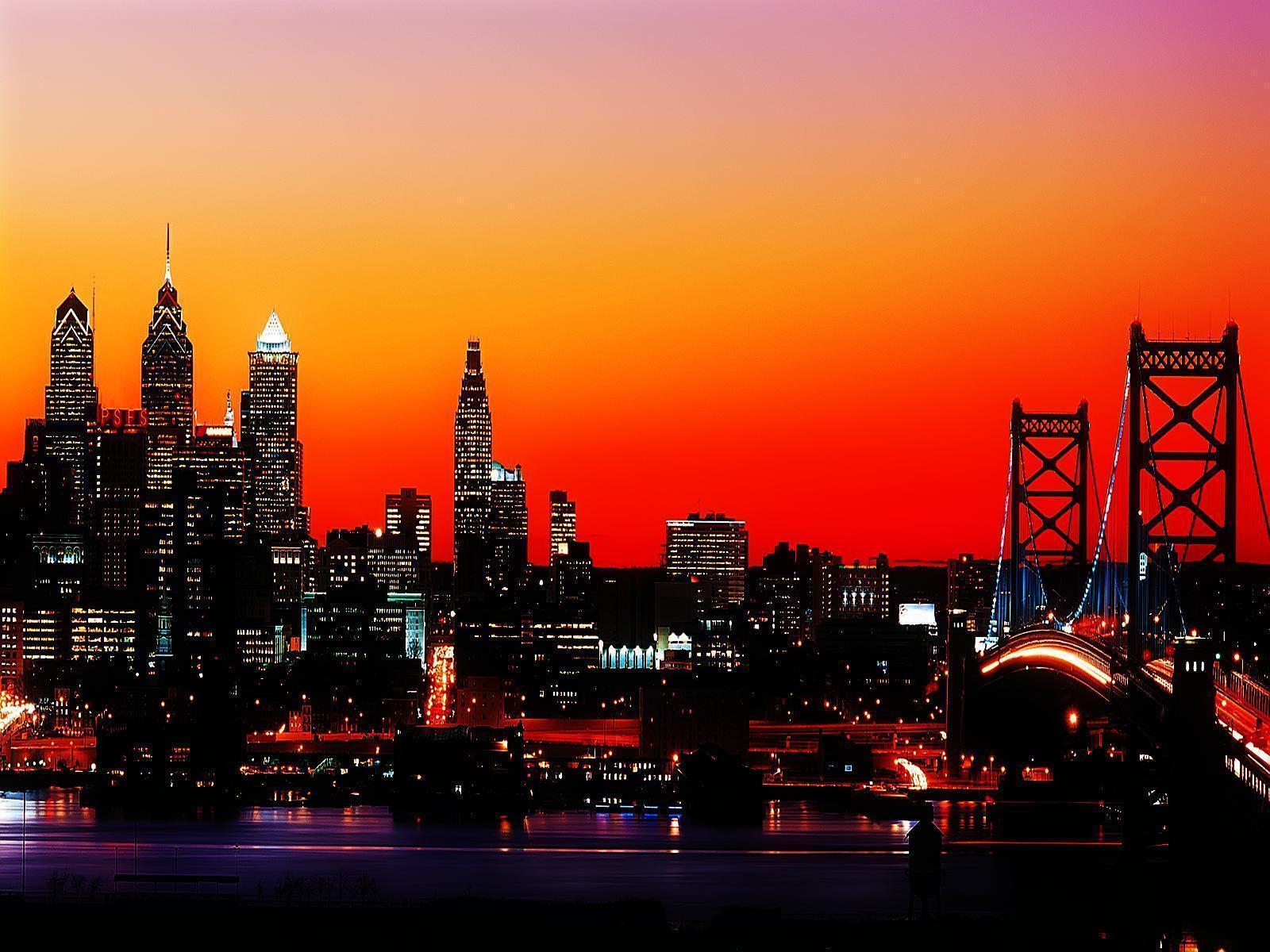 Philadelphia Skyline Wallpaper and Background