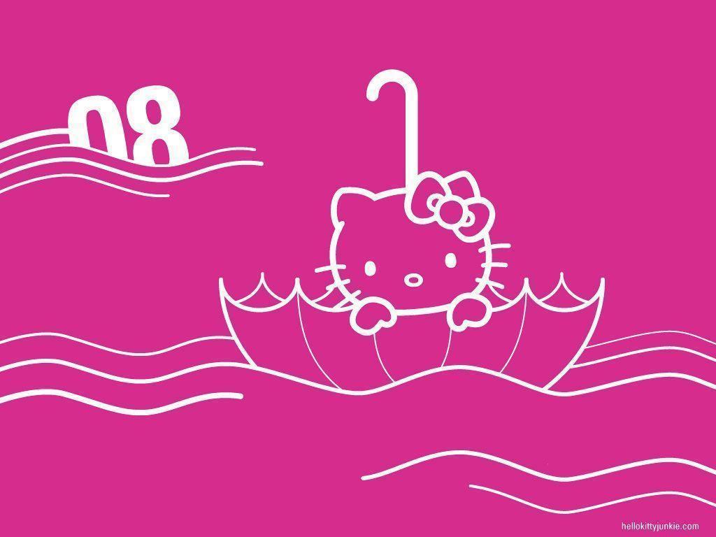 Wallpaper For > Hello Kitty Pink Wallpaper Desktop