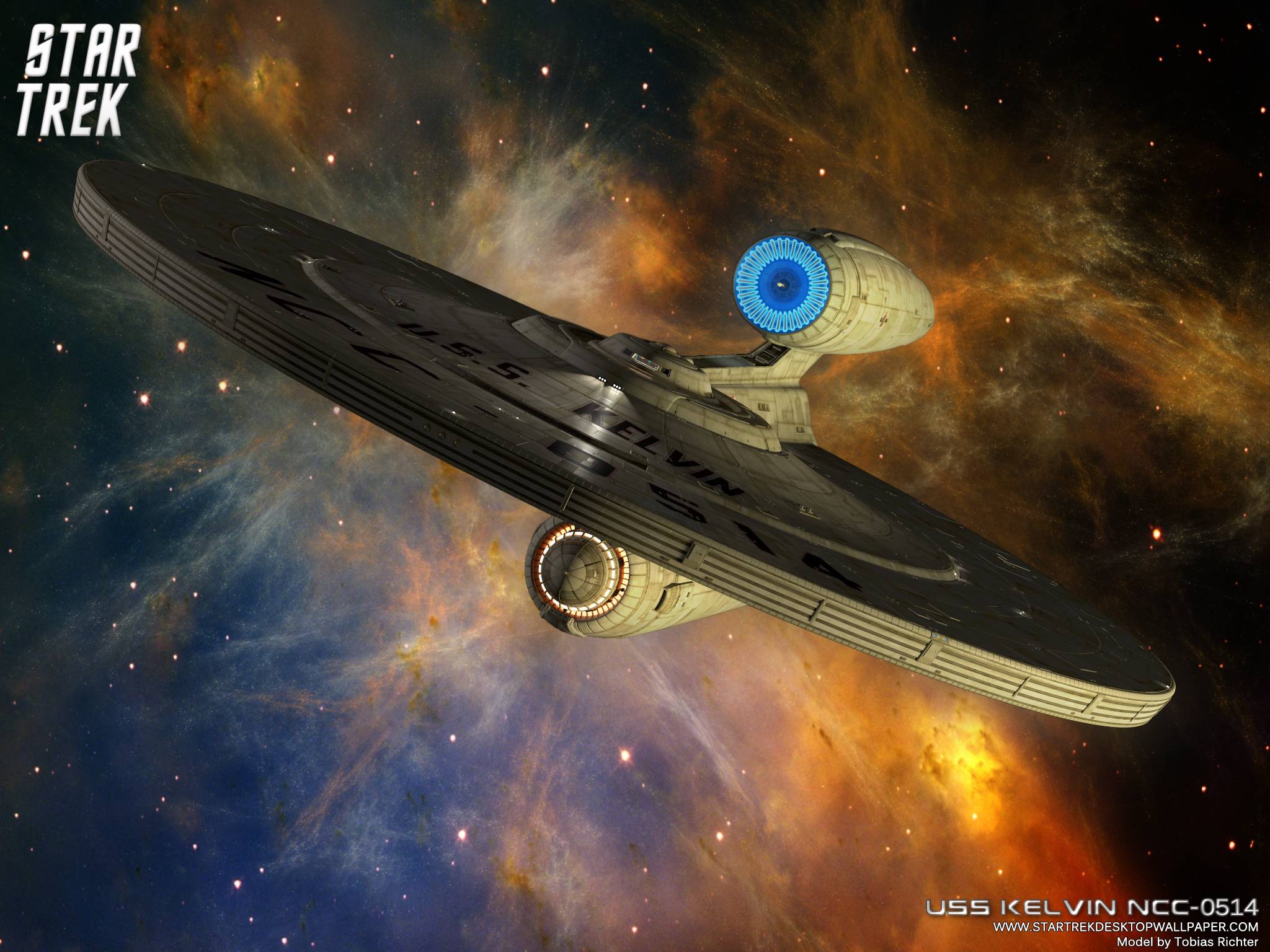 Star Trek Federation Star Ship USS Kelvin NCC free Star Trek