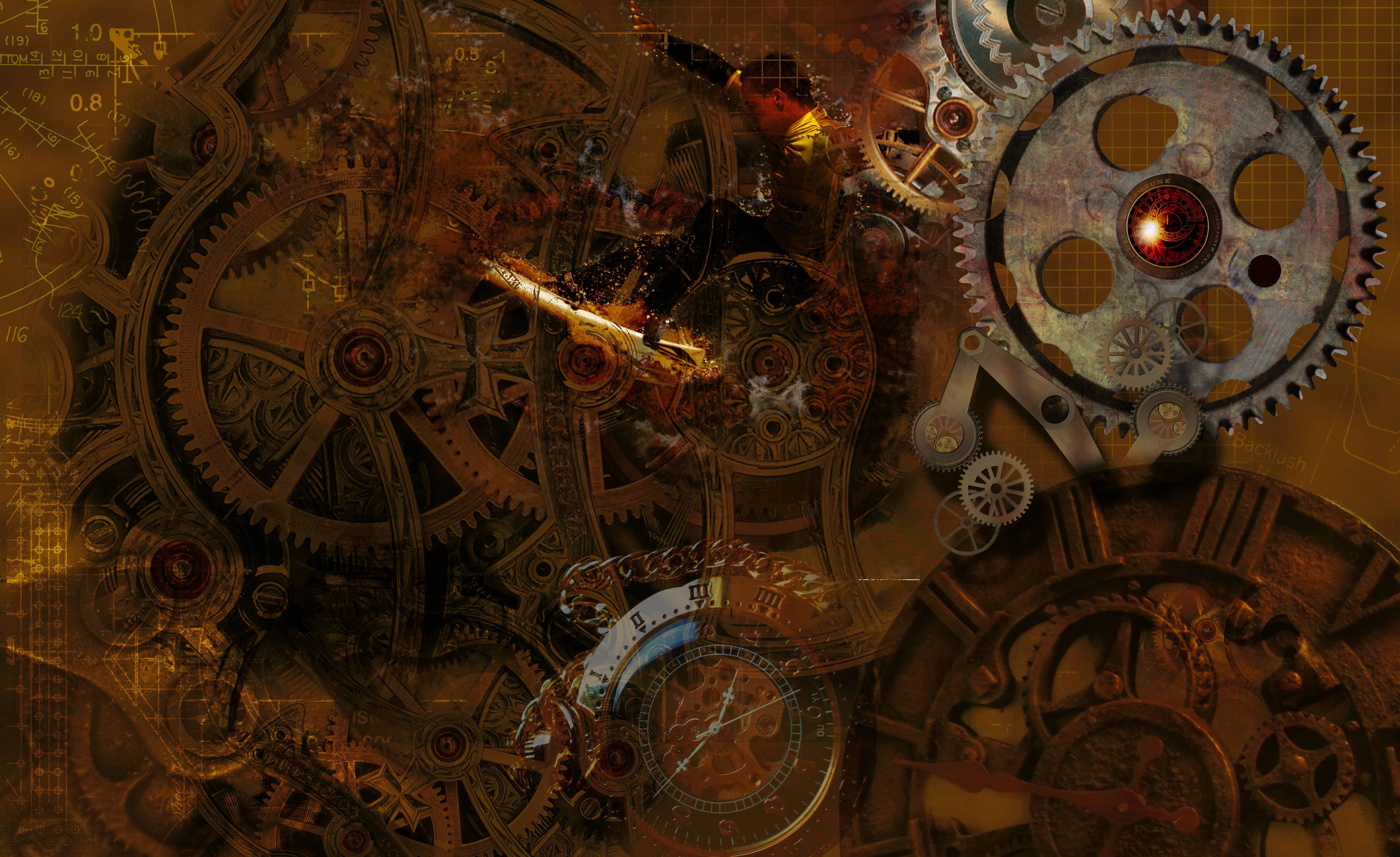 Steampunk Gears Desktop Background Wallpaper Gallery Full HD
