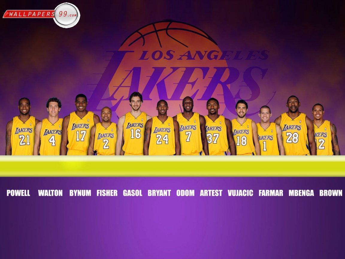 Los Angeles Lakers Wallpaper Picture Image 1152x864 21212