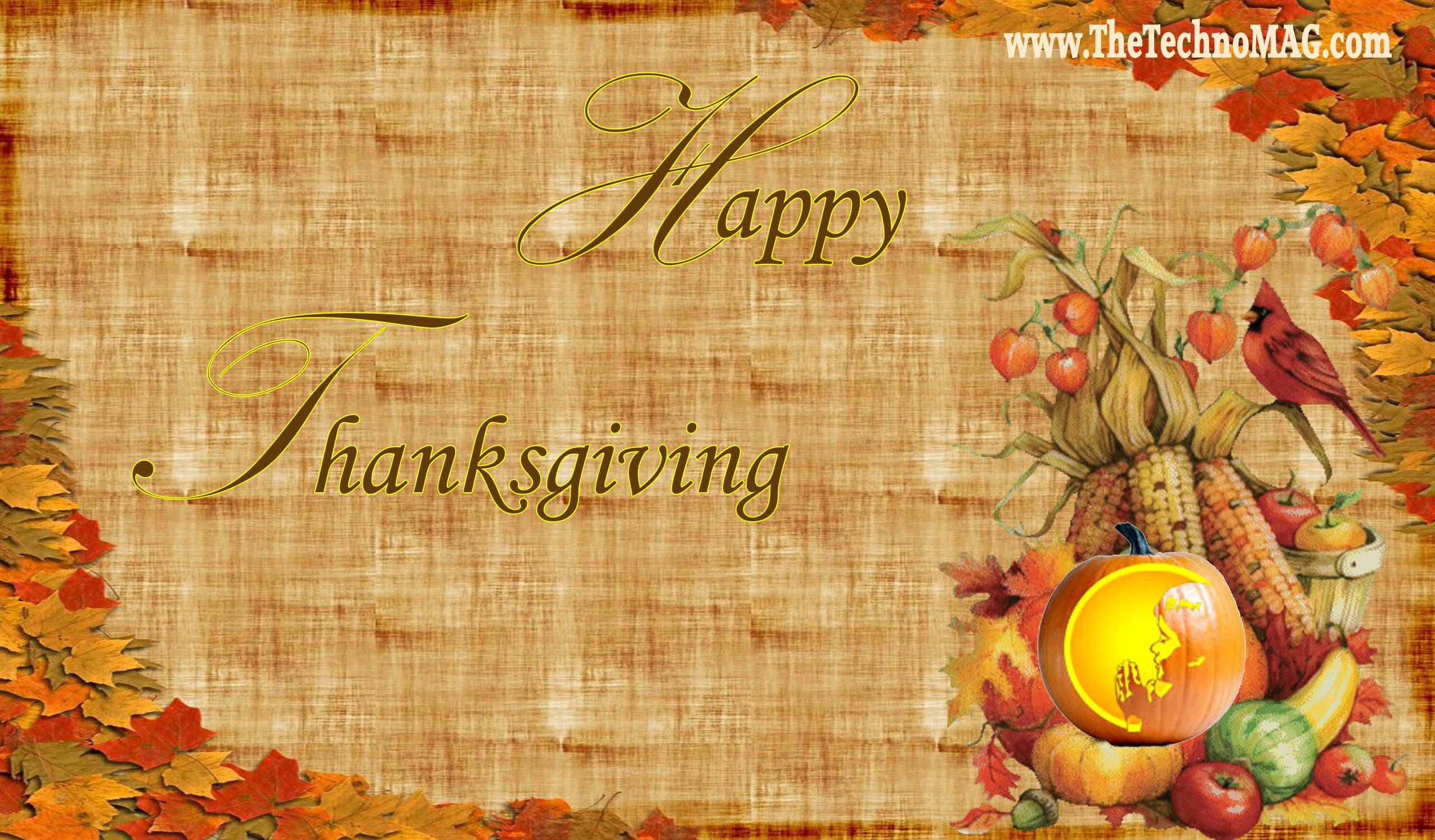 Wallpaper For > Happy Thanksgiving Background