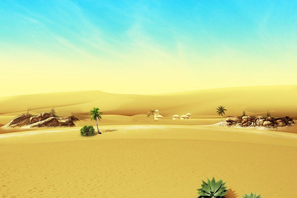 Realistic Desert Background