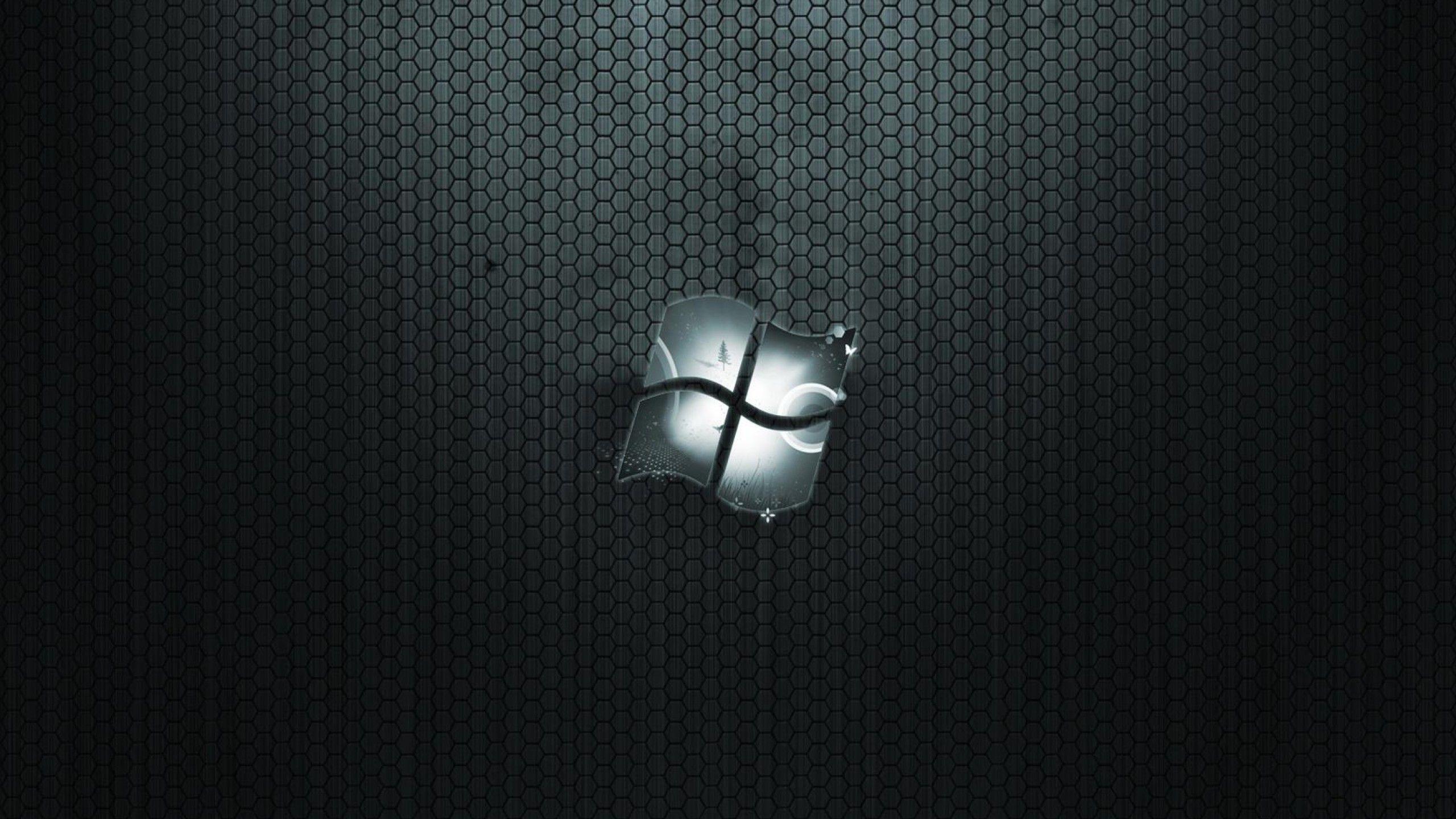 Black Windows Logo Wallpaper