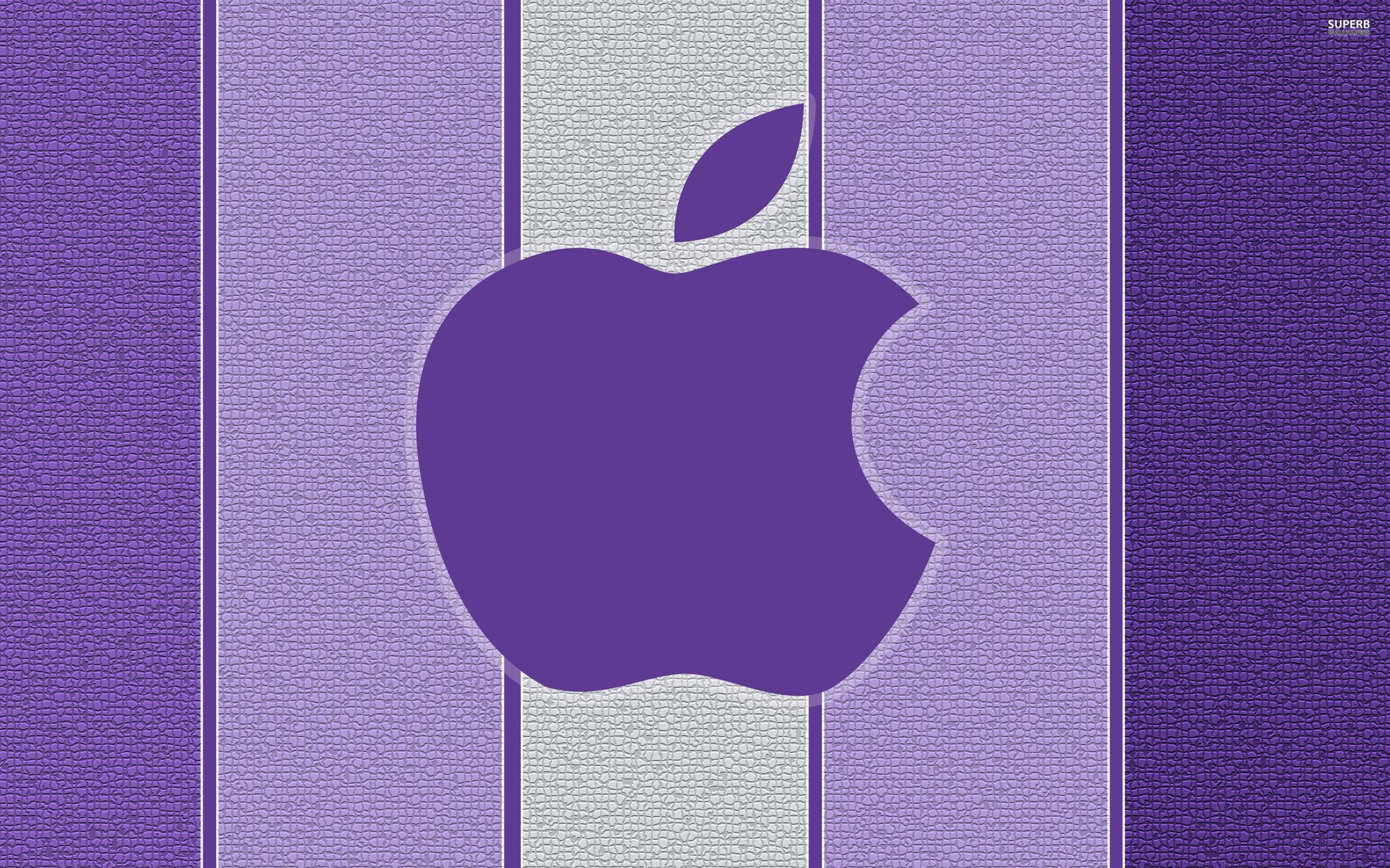 Purple Apple logo wallpaper wallpaper - #