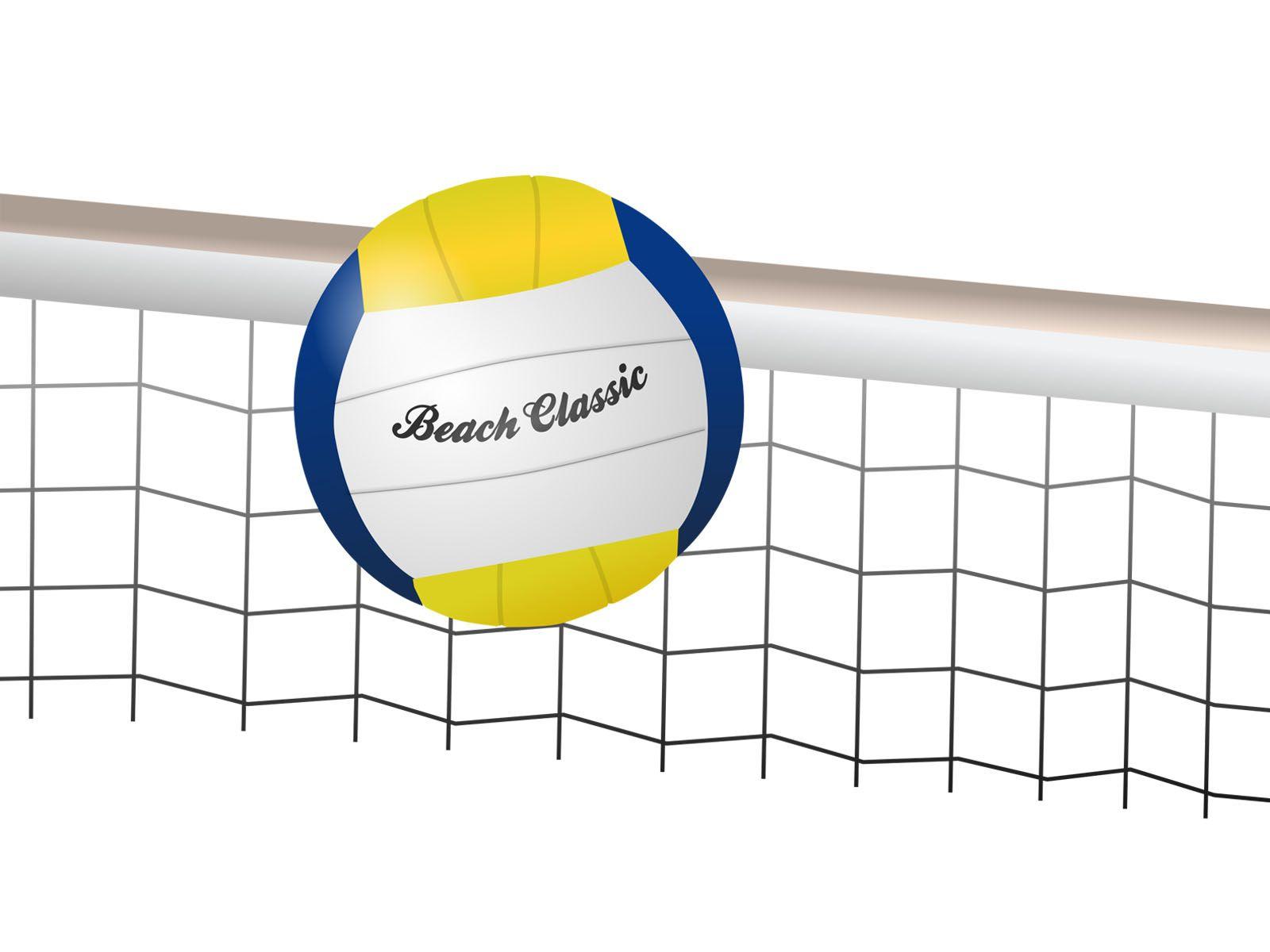 Volleyball Beach Classic PPT Background, Sports