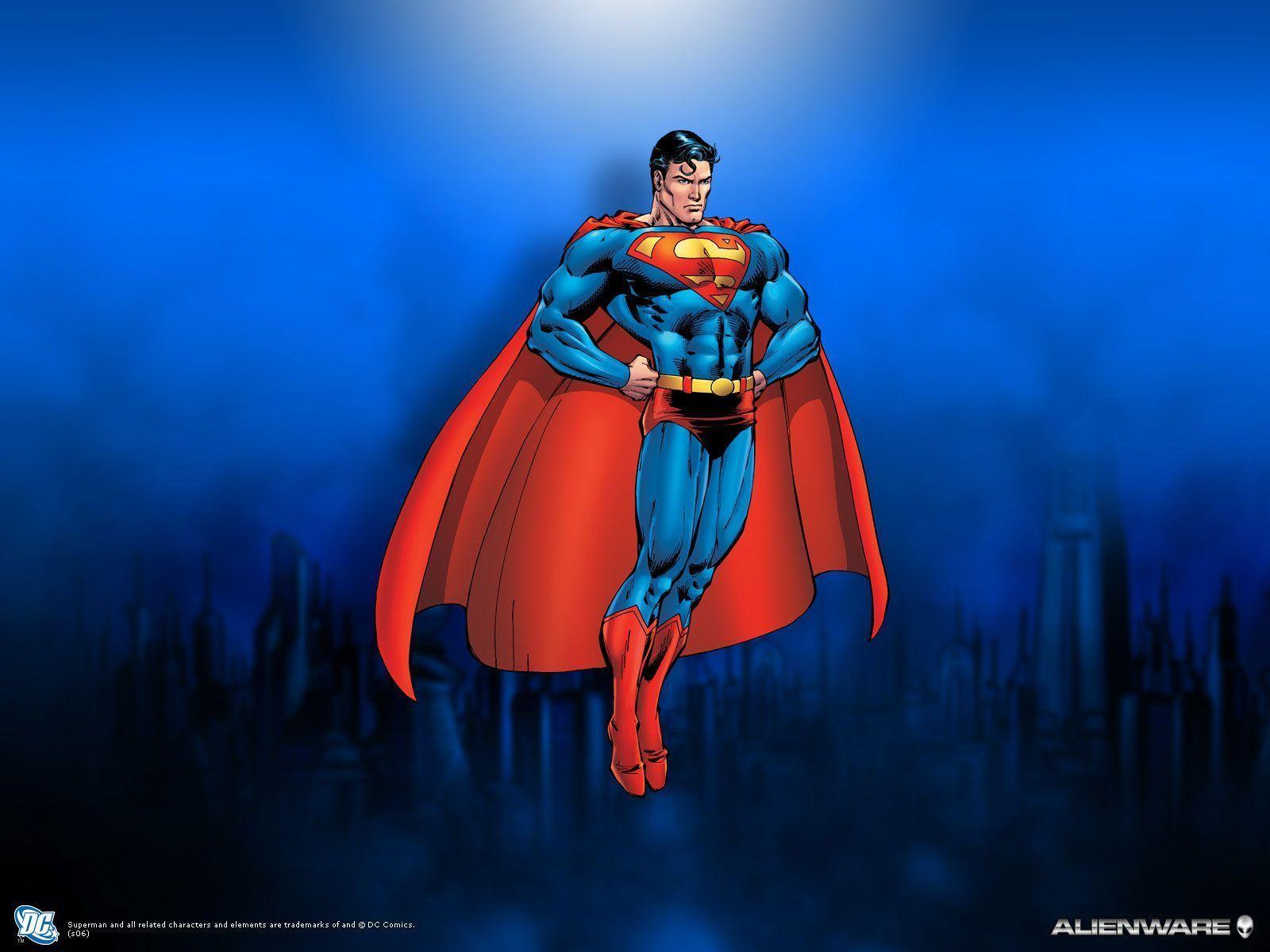Superman Cartoon Wallpaper 24829 HD Wallpaper in Movies