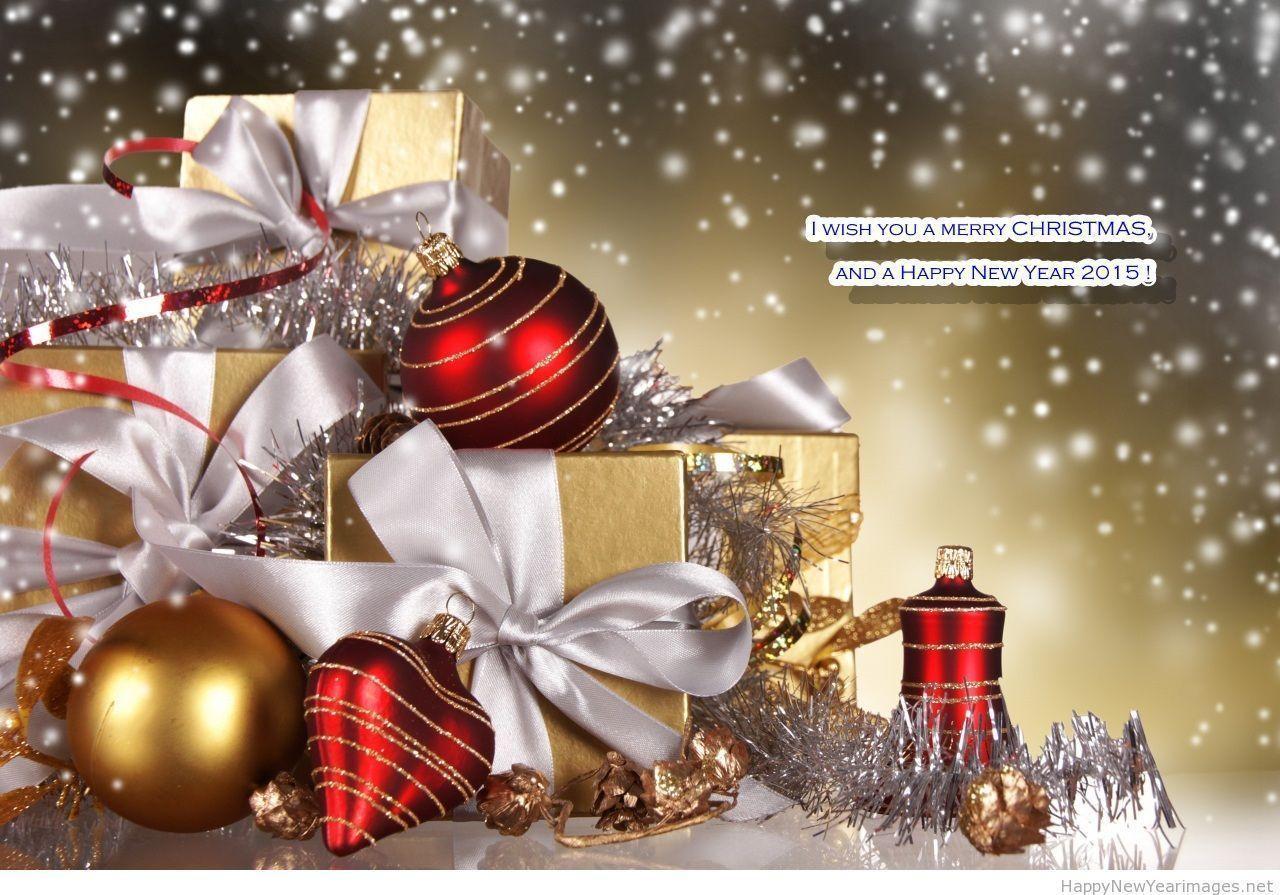 Happy new year wallpaper and Merry Christmas 2015 free