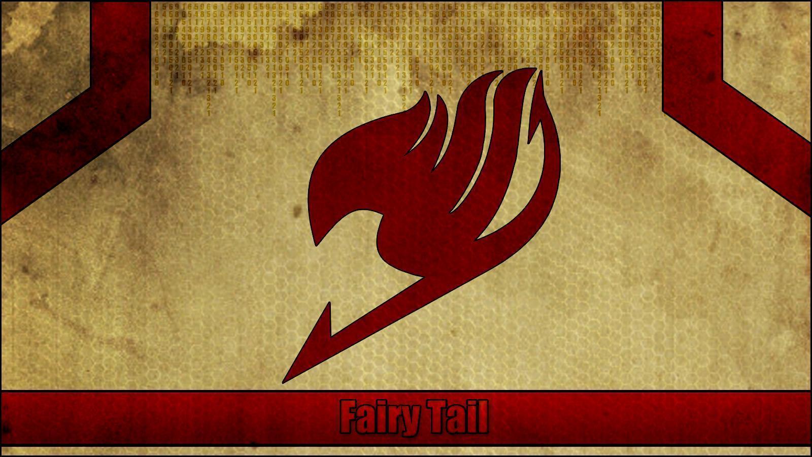 Fairy Tail Logo Red Anime Numbers wallpaper #