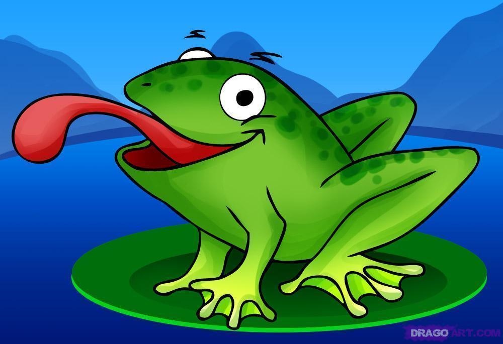 Cartoon Frog Picture For Kids