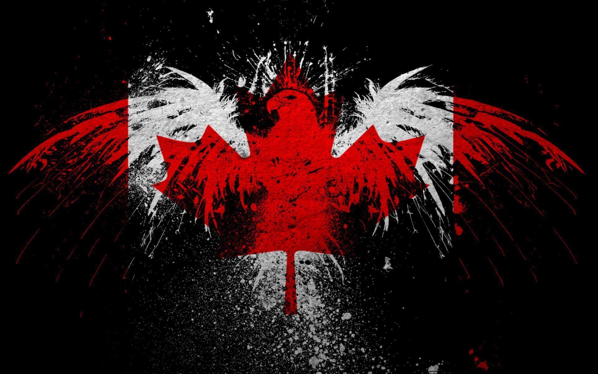 image For > Canadian Flag Wallpaper Hockey