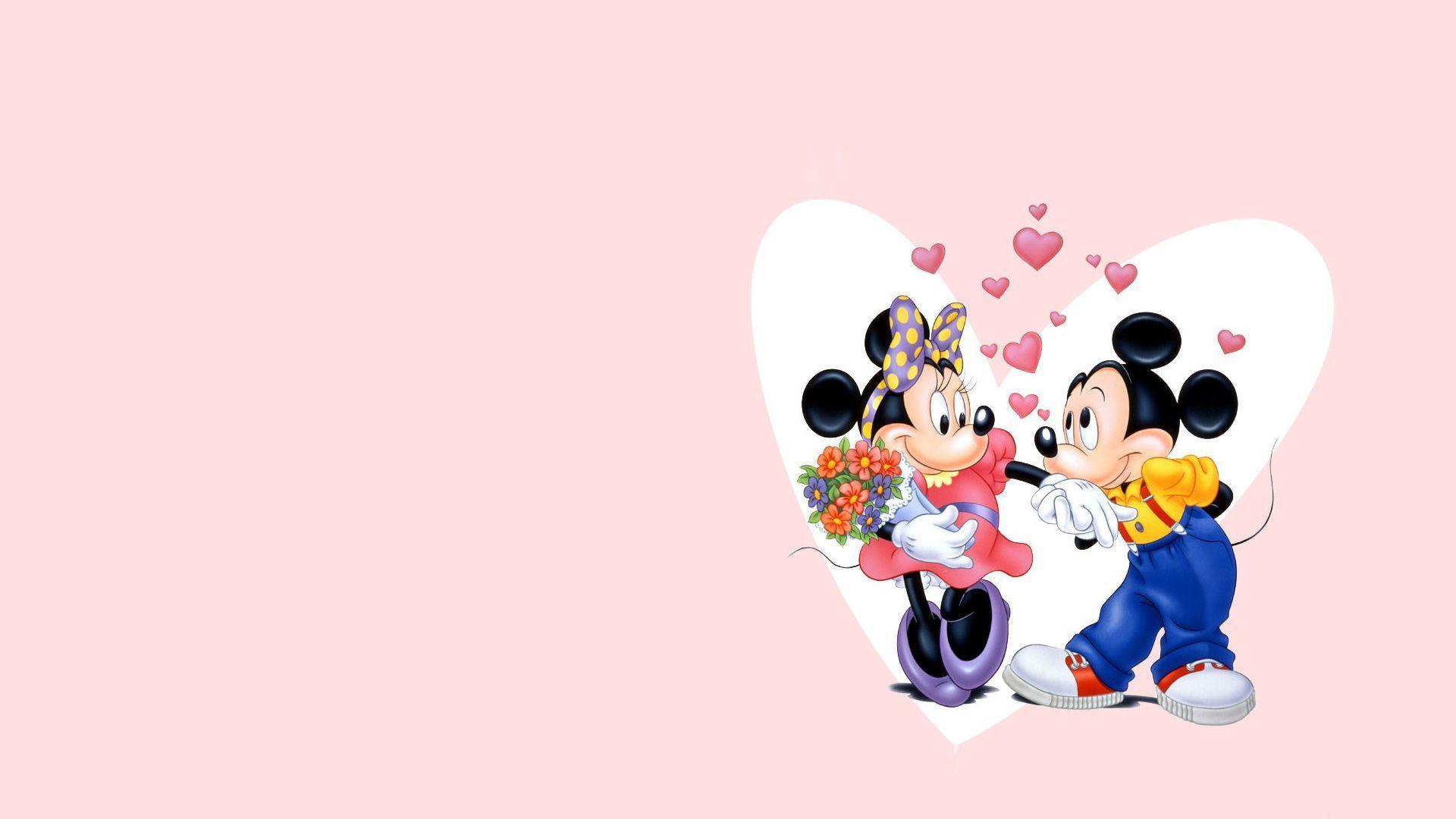 Romantic Mickey And Minnie Mouse Wallpaper HD. Foolhardi