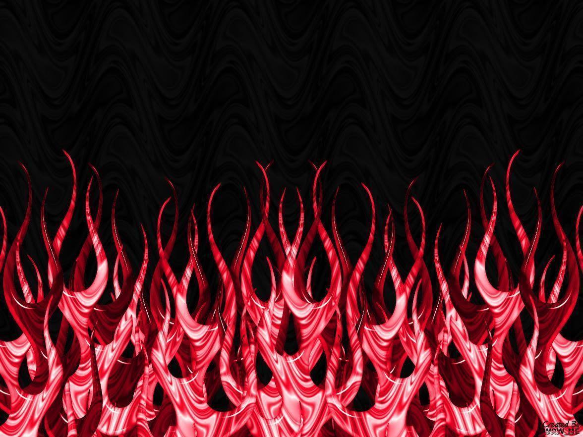 Wallpaper For > Blue And Red Flames Wallpaper