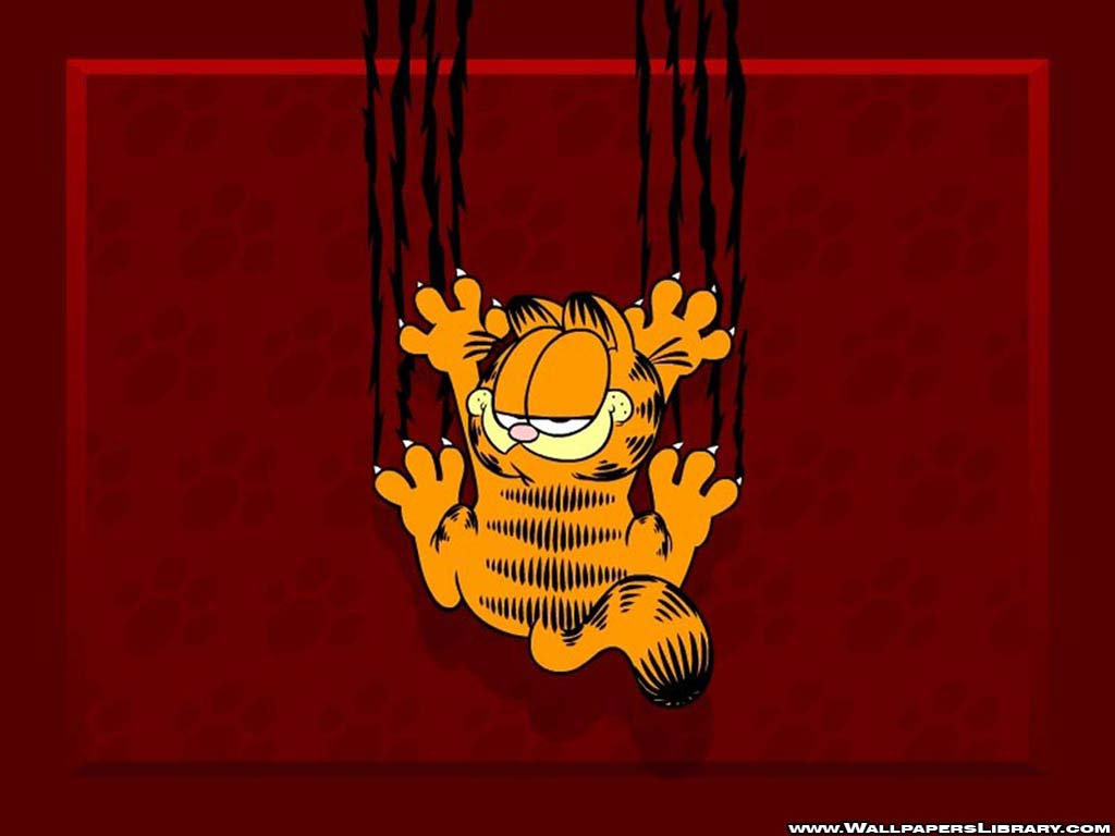 funny garfield wallpaper / funny background