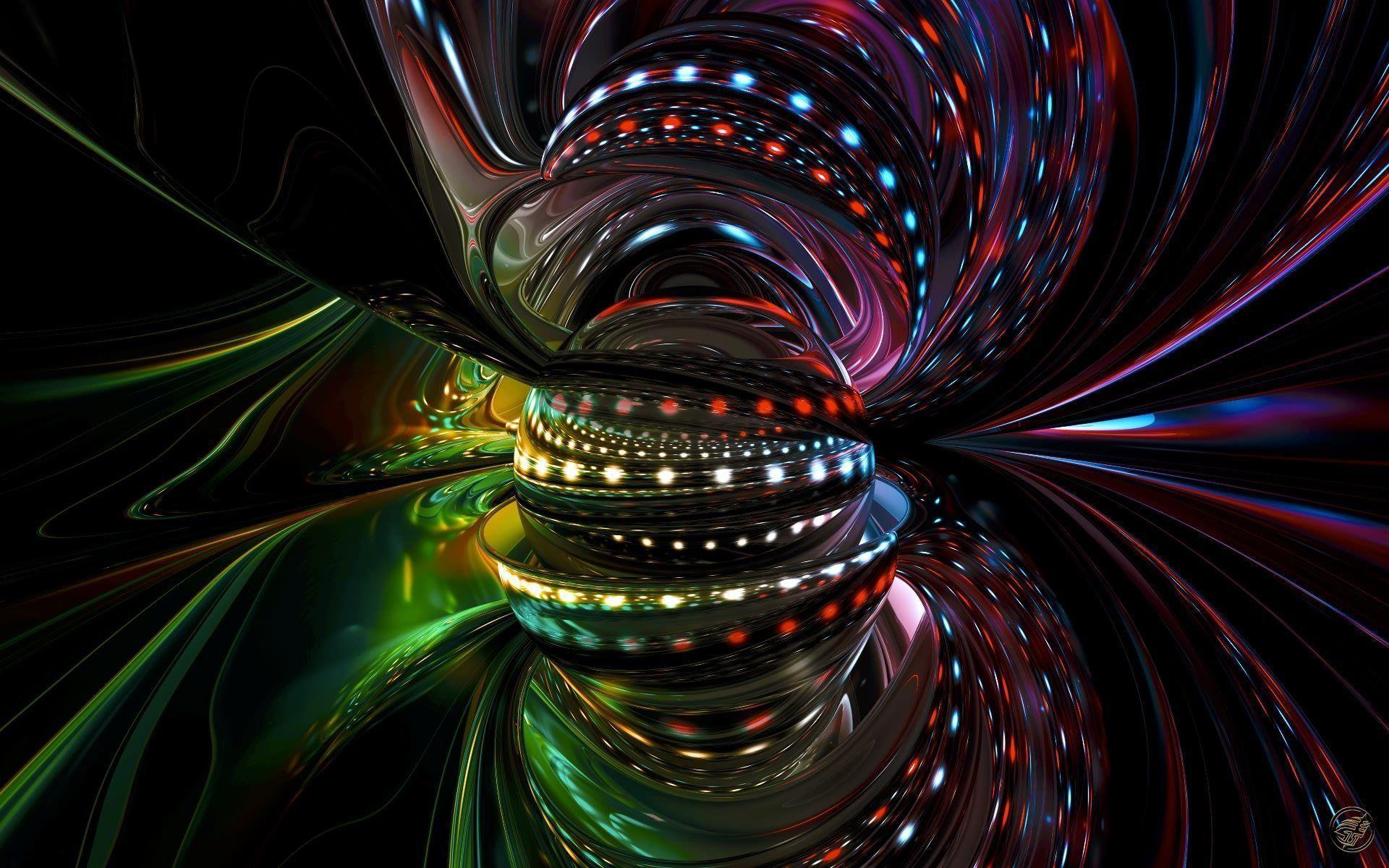 Abstract Picture, Blinking Lights, Free Desktop Wallpaper. Free