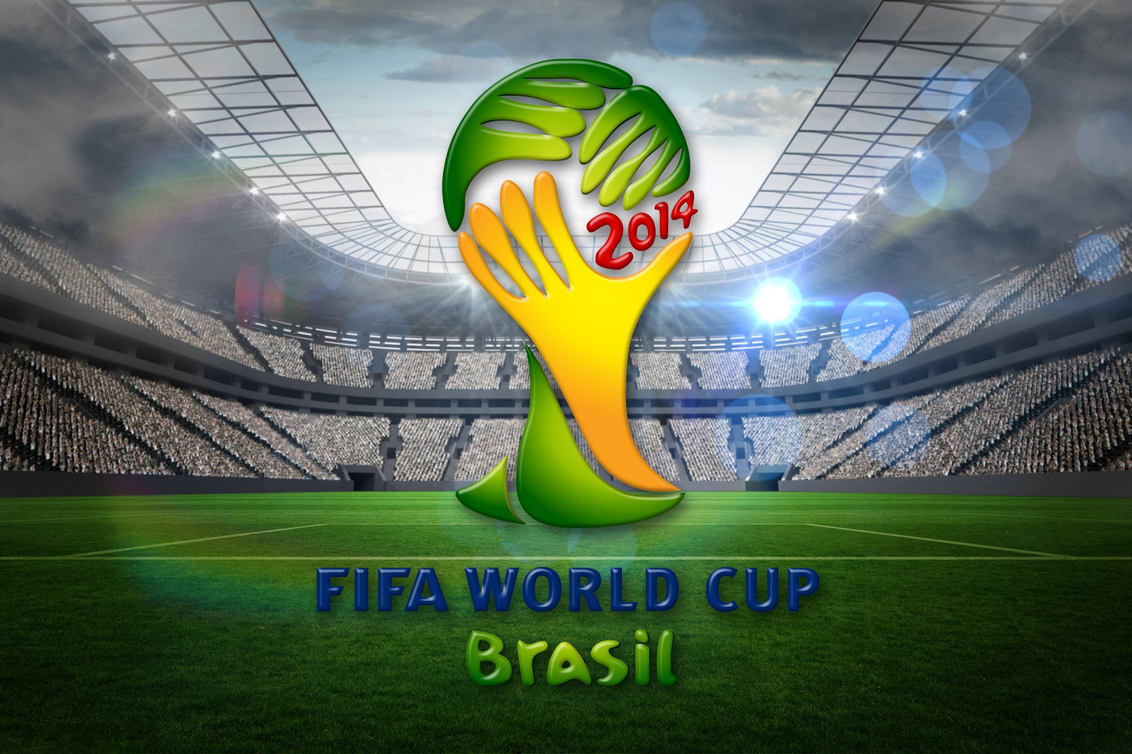 Wallpaper brasil, fifa, world cup, football, stadium, flag